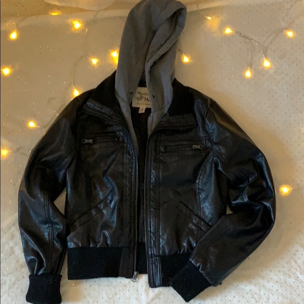 Maralyn & Me Leather Jacket